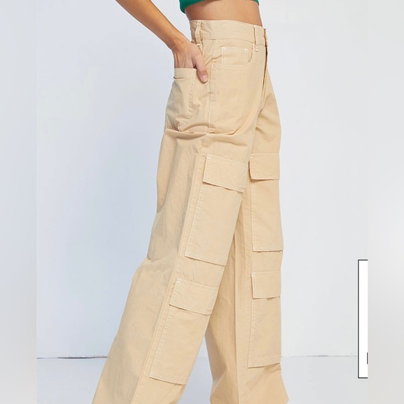 PacSun Tan 90’s Cargo Pants - Picture 2 of 7